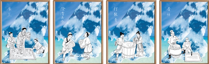 印染环创展板